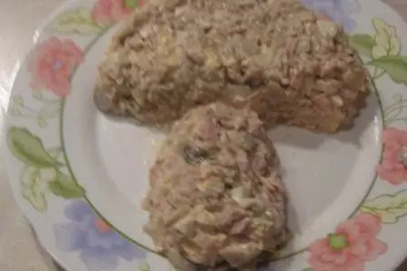 Салат "шампиньоновый подосиновик": шаг 2