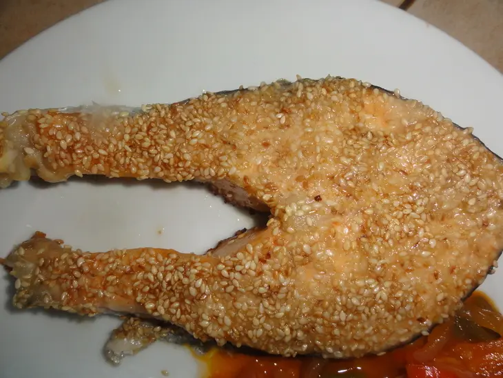 Салман в духовке и вкусный гарнир к нему: шаг 3