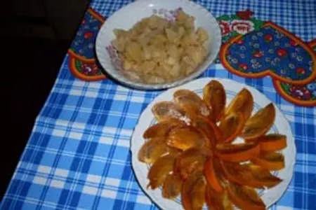 Пирог с хурмой: шаг 3