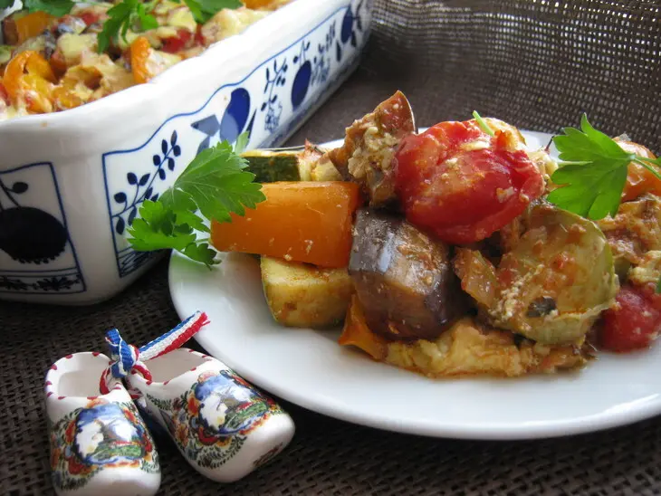 Рататуй , запечённый под сырной корочкой(roasted ratatoulle).: шаг 15