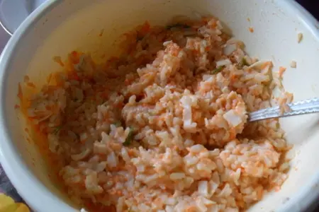 Салат "дед мороз": шаг 3