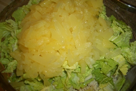 Салат из китайской капусты с курицей: шаг 4