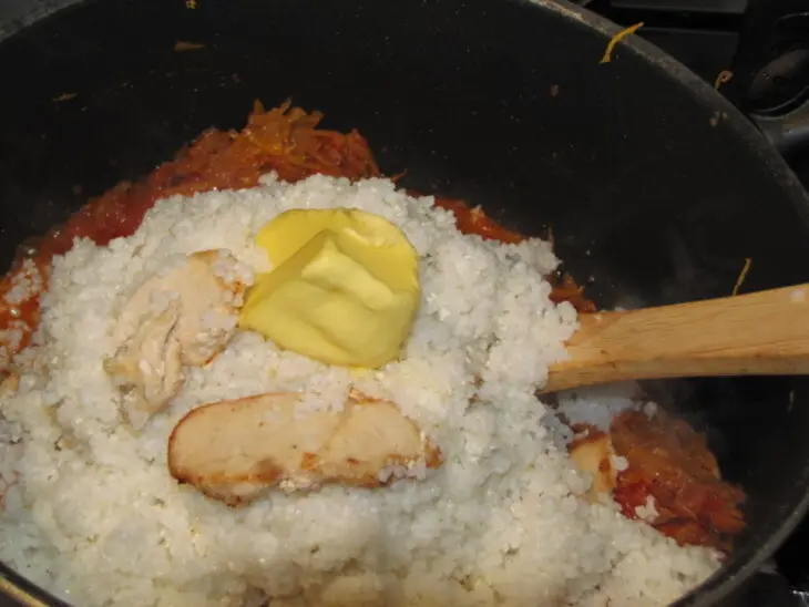 Рассыпчатая  каша из кукурузной крупы и тыквы: шаг 3