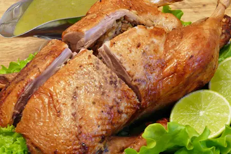 Запечённая в духовке утка с соусом из крыжовника (рецепт леди кларк из тиллипрони, 1860г.): шаг 8