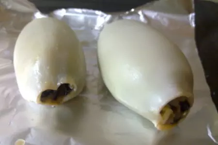 Кальмары фаршированные тунцом и водорослями: шаг 6