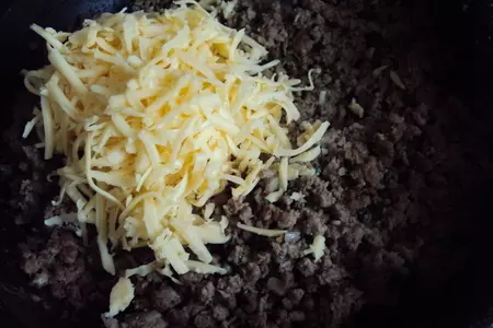 Ленивый мясной пирог с лавашом: шаг 1