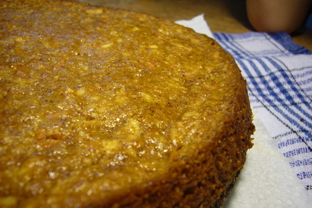 Яблочно - морковный пирог - торт с кремом из рикотты. (без яиц).: шаг 2