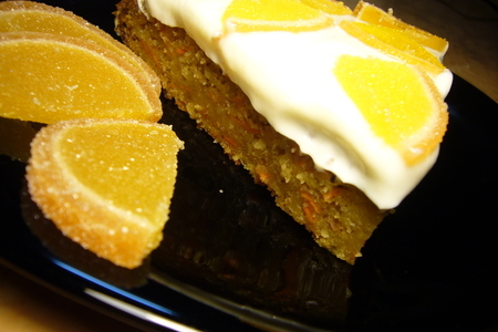 Яблочно - морковный пирог - торт с кремом из рикотты. (без яиц).: шаг 4