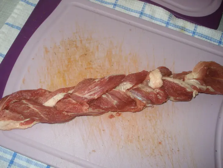 Мясные гнёздышки с начинкой: шаг 2