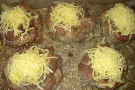 Мясные гнёздышки с начинкой: шаг 8