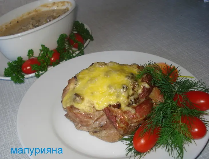 Мясные гнёздышки с начинкой: шаг 9