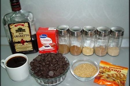 Пряное шоколадное фондю с винными грушами и миндальным печеньем "дакуаз".: шаг 12