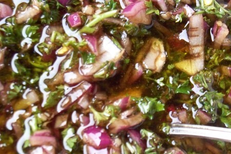 Салат с  осминогами  " серебряная  лагуна": шаг 10