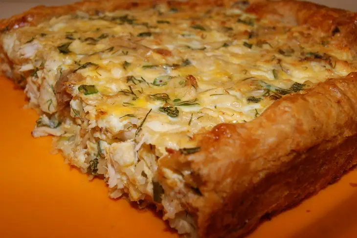Хорьятики котопита-деревенский куриный пирог: шаг 5
