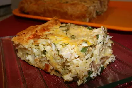Хорьятики котопита-деревенский куриный пирог: шаг 6
