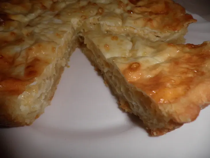 Французкий луковый пирог: шаг 9