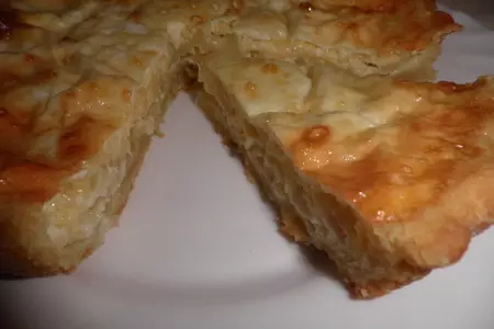 Французкий луковый пирог: шаг 9