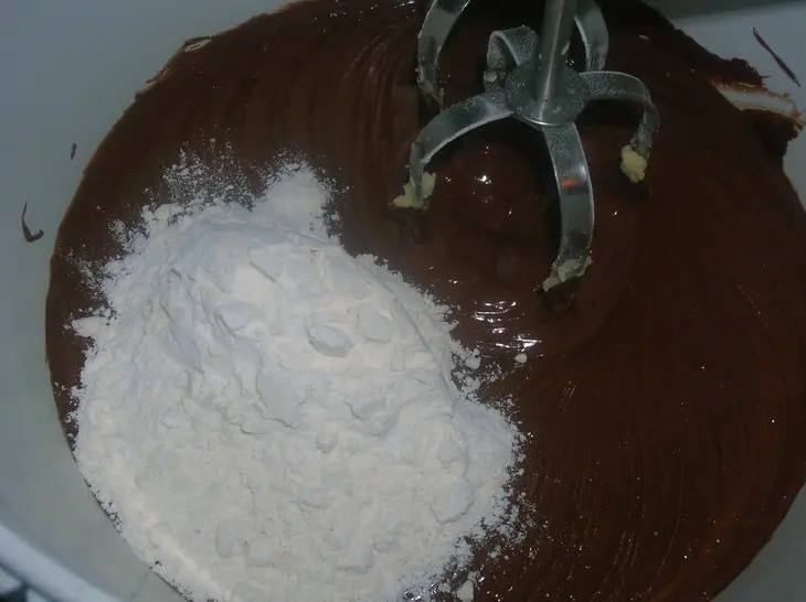 Шоколадный  торт (gâteau au chocolat): шаг 8