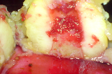 Винное яблоко в тесте с клюквенно-глинтвейновым  соусом: шаг 9
