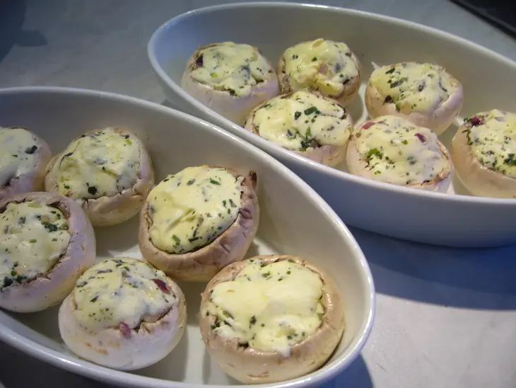 Сливочные шампиньончики закусочные: шаг 3