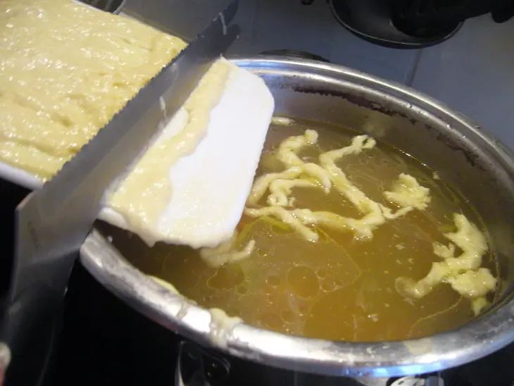 „gaisburger marsch“ (густой суп с говядиной и шпецлями): шаг 6