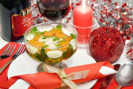 Заливное из курицы: шаг 7