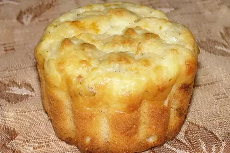 Маффины с сыром и зеленью: шаг 3