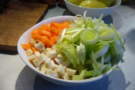 Бременский селедочный салат: шаг 2