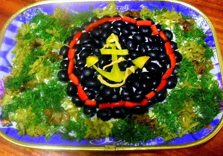 Салат "морская пехота": шаг 11