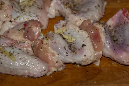 Цитрусовые куриные крылышки: шаг 2