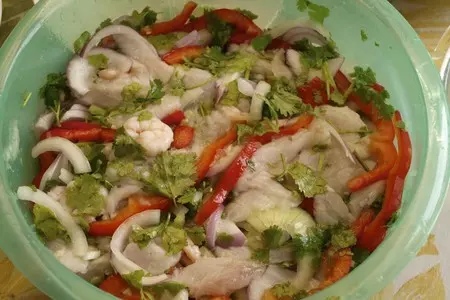Ceviche // севиче - перуанская кухня: шаг 13