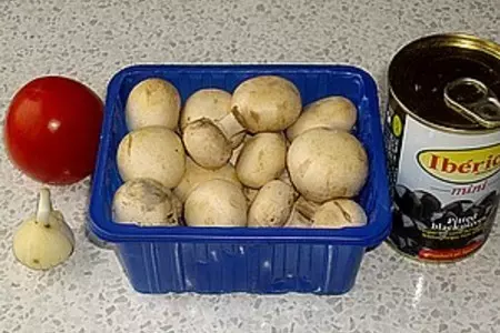 Говядина с грибами в рукаве: шаг 2