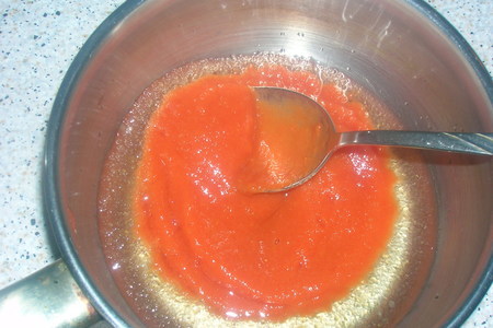 Новогодняя закуска " креветочные шарики на томатном желе" ( конкурс): шаг 9