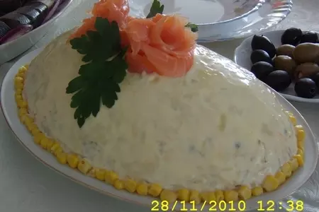 Салат рыбно-овощной: шаг 6