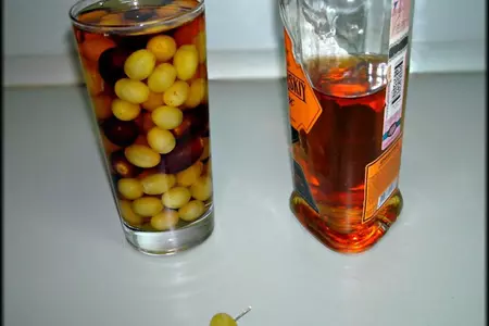 Коньячный сыр с виноградом: шаг 2