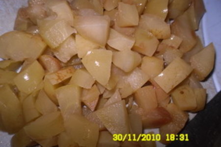 Пирог с консервированными яблоками: шаг 1