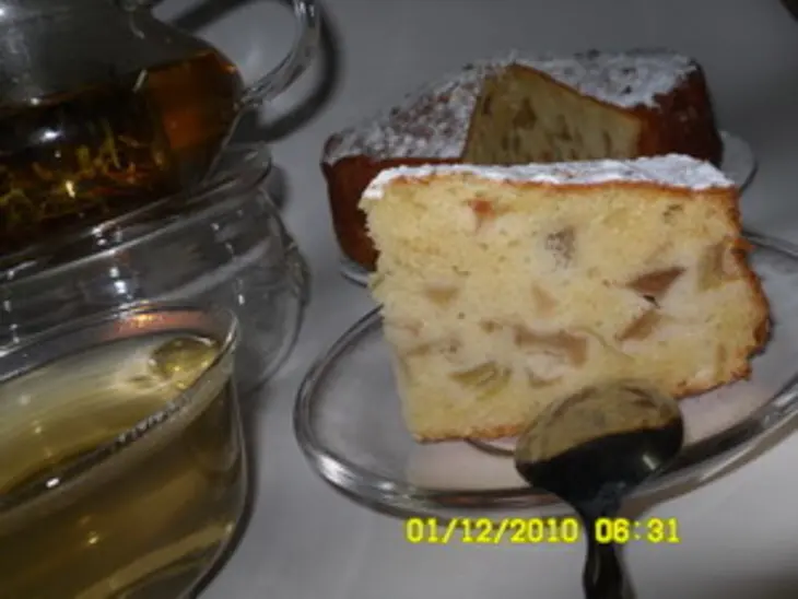Пирог с консервированными яблоками: шаг 12