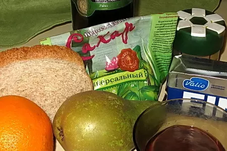 Новогодний подарок от матушки гусыни (закуска из гусиной печенки с карамелизированной грушей): шаг 1
