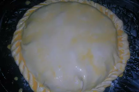 Ореховый пирог  с горькой шоколадной глазурью: шаг 9