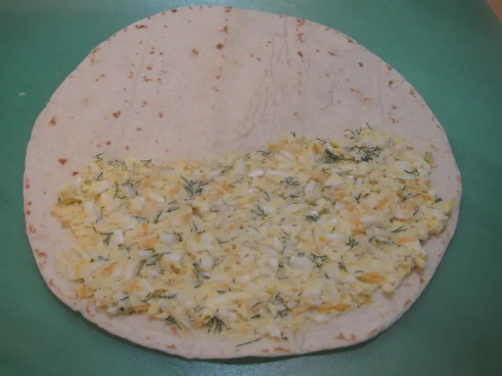 Tortillas с яичной начинкой! (или просто блинчики): шаг 10