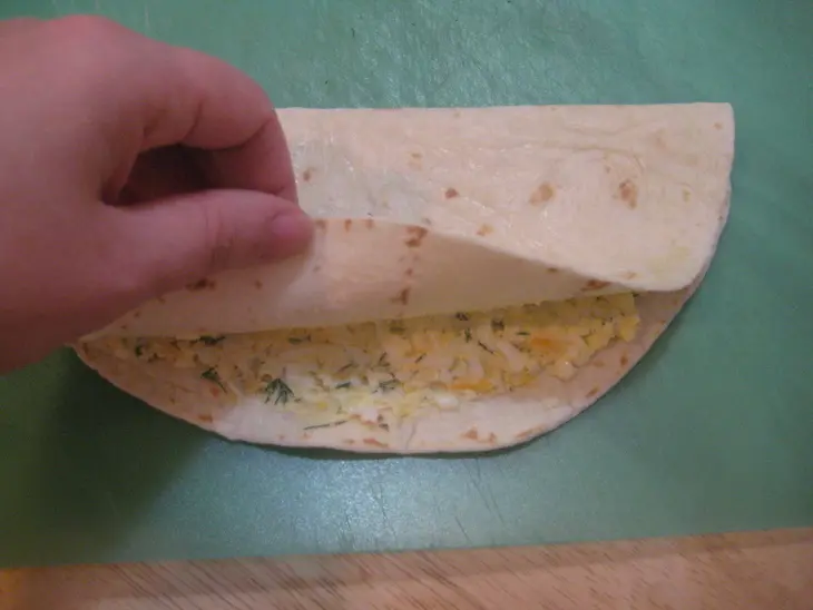 Tortillas с яичной начинкой! (или просто блинчики): шаг 11