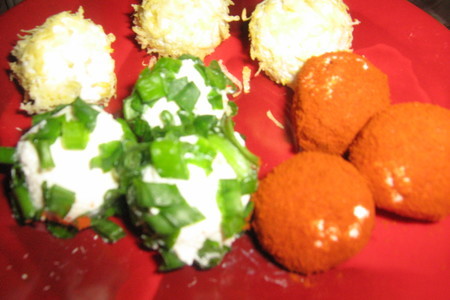 Салат с творожными шариками и креветками.: шаг 6