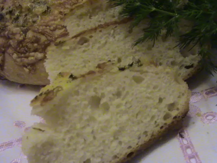 Хлеб с сыром и чесноком.: шаг 3