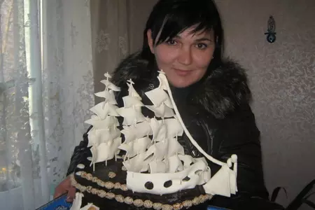 Торт"бригантина": шаг 3