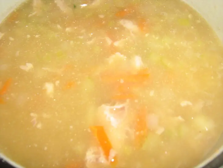 Суп с чечевицей,курицей и овощами.: шаг 4