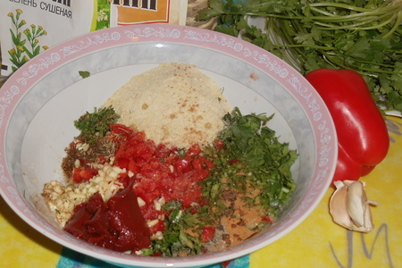 Каре ягнёнка в ароматной панировке  с гарниром из нута в томатном соусе: шаг 4