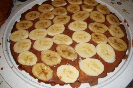 Торт шоколадный с бананами: шаг 4