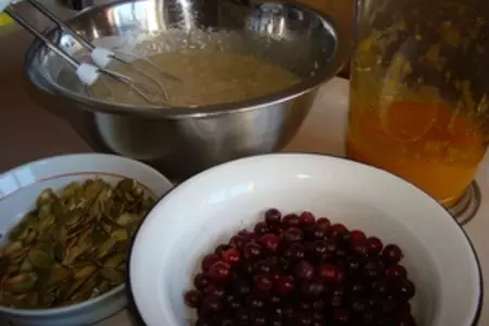 Тыквенно-клюквенные маффины: шаг 2