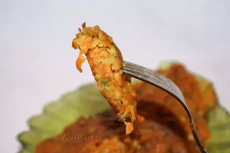 Тыквенные оладьи с орехами: шаг 12