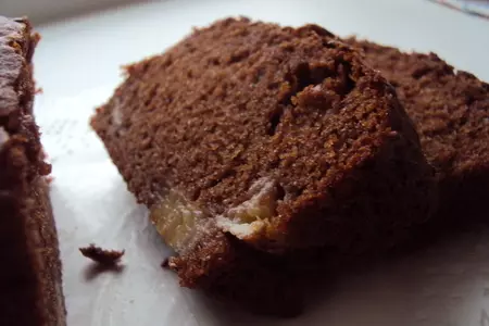 Шоколадный кекс с бананом и базиликом: шаг 9